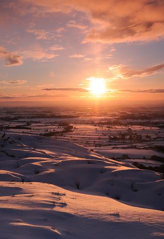 DSC_5233-SH.jpg - Winter Sunset From White Mare Crag, Sutton Bank